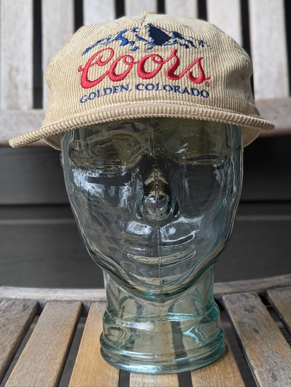 NWOT Mad Engine Embroidered Coors Golden Colorado Corduroy Snapback Hat